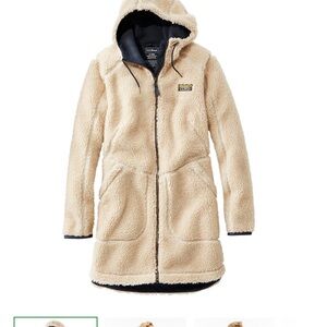 Womens mountain pile fleece coat medium